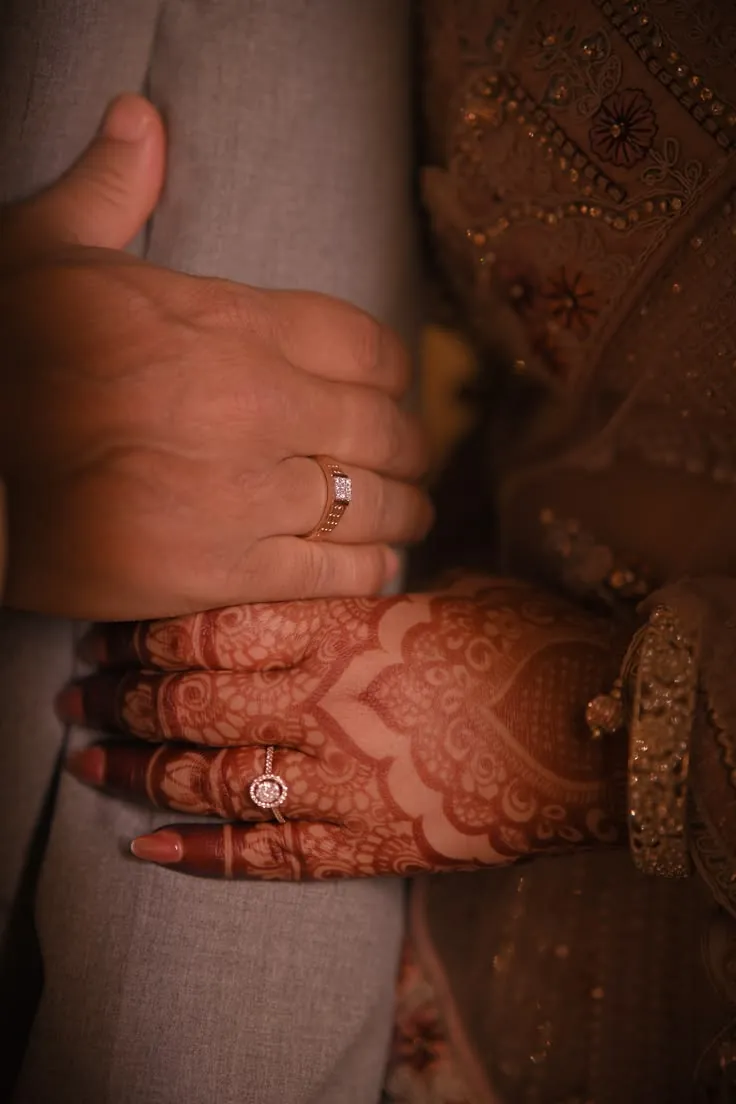 Engagement couple portrait